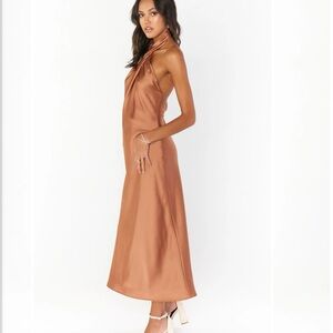 Show Me Your MuMu Copper jasmine midi dress XXS